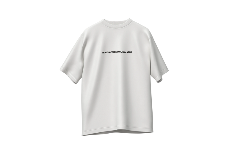 NAF x YFGD TEE  [WHITE]