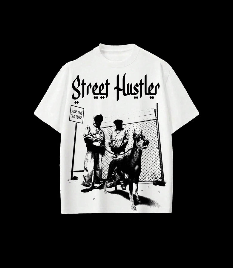 STREET HUSTLER C WHITE T-SHIRT