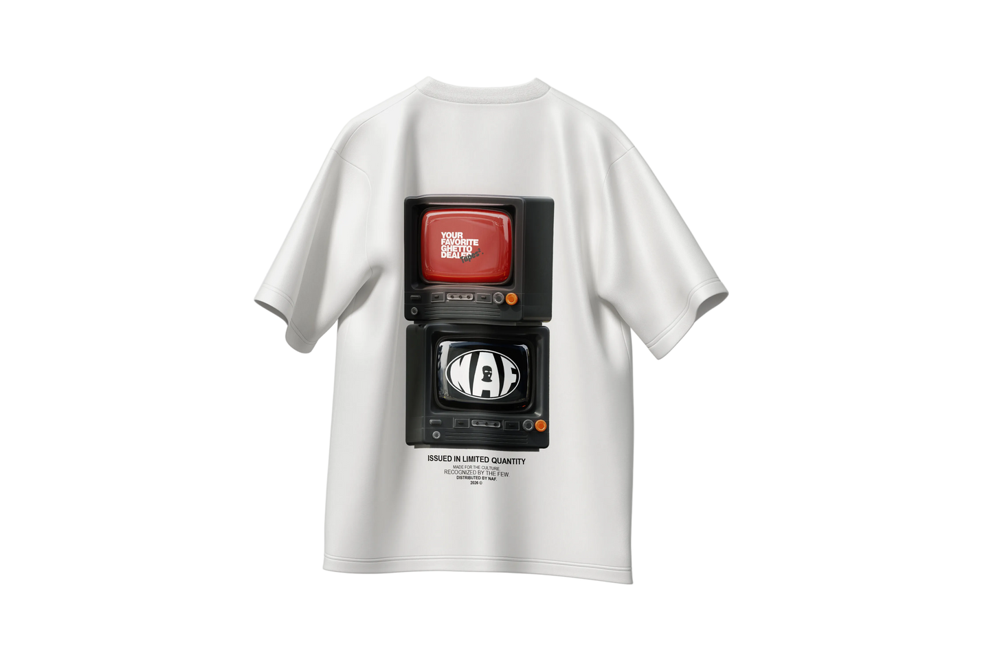 NAF x YFGD TEE  [WHITE]