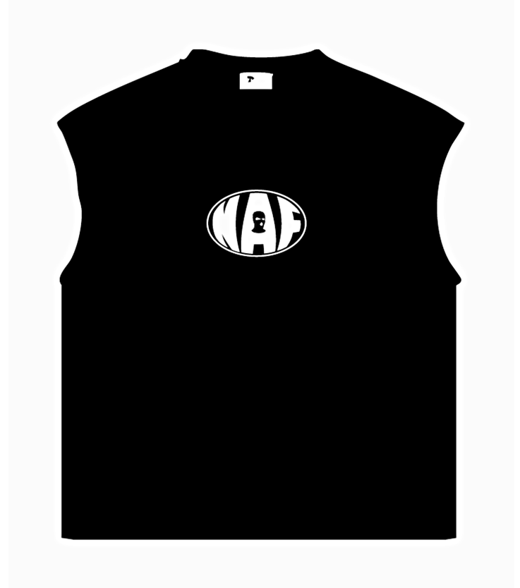 SLEEVELESS BLACK T-SHIRT [FOR THE CULTURE]